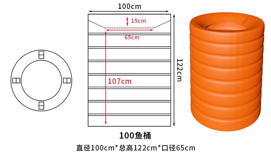 100鱼桶